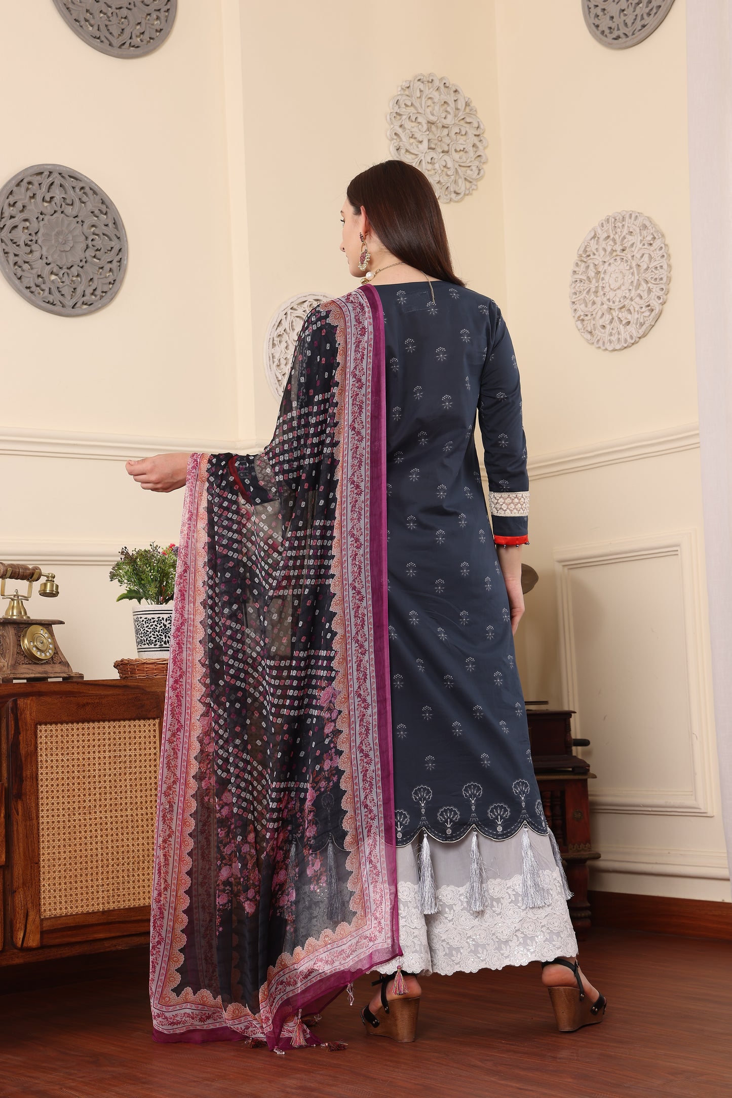 3 PCS EMBROIDERED MEHER UNSTITCHED SUMMER COLLECTION SYT-03