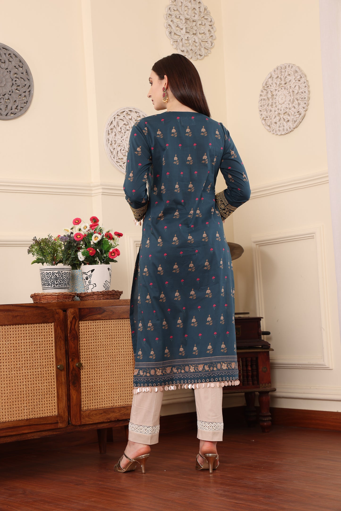 3 PCS EMBROIDERED MEHER UNSTITCHED SUMMER COLLECTION SYT-05