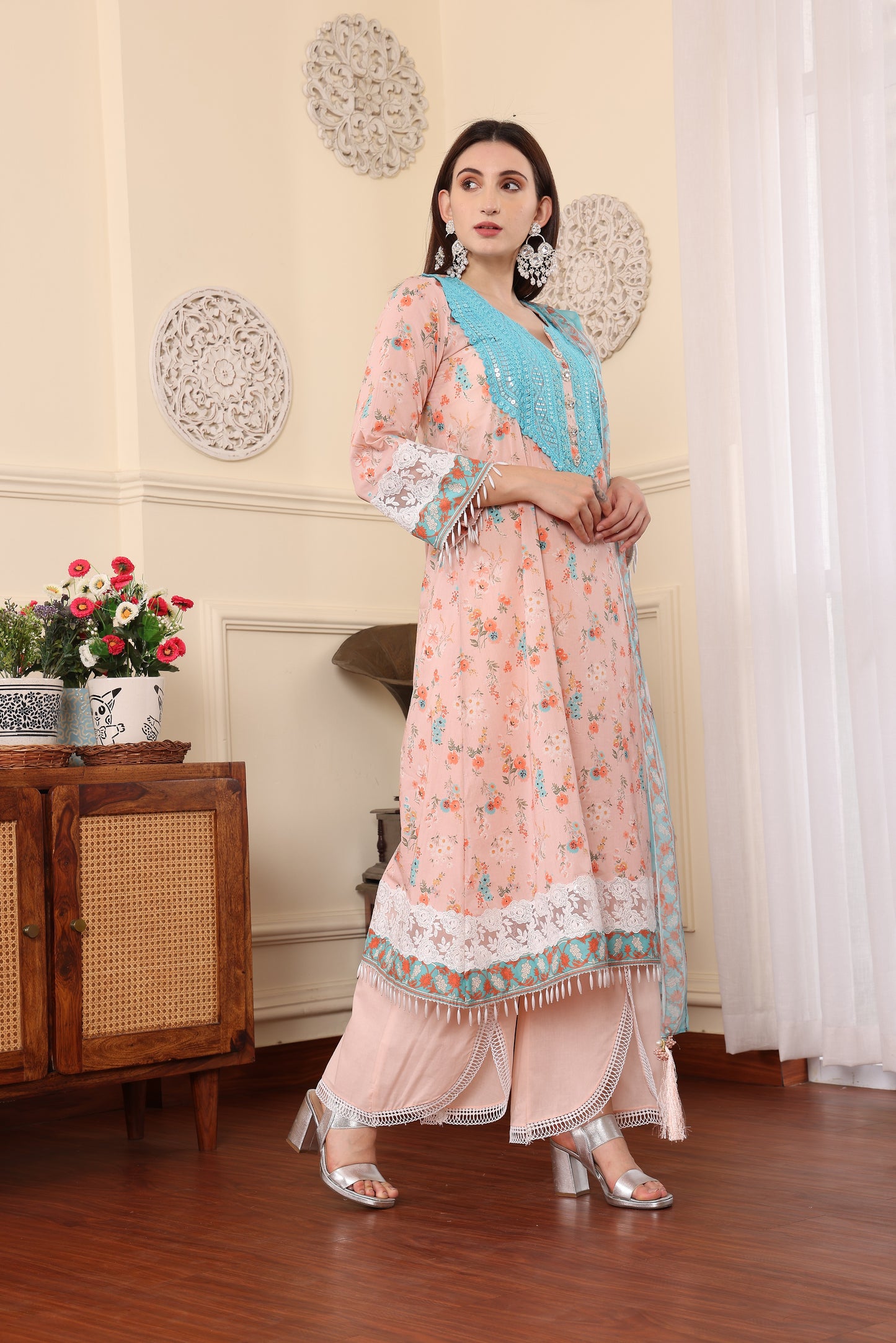 3 PCS EMBROIDERED MEHER UNSTITCHED SUMMER COLLECTION SYT-04