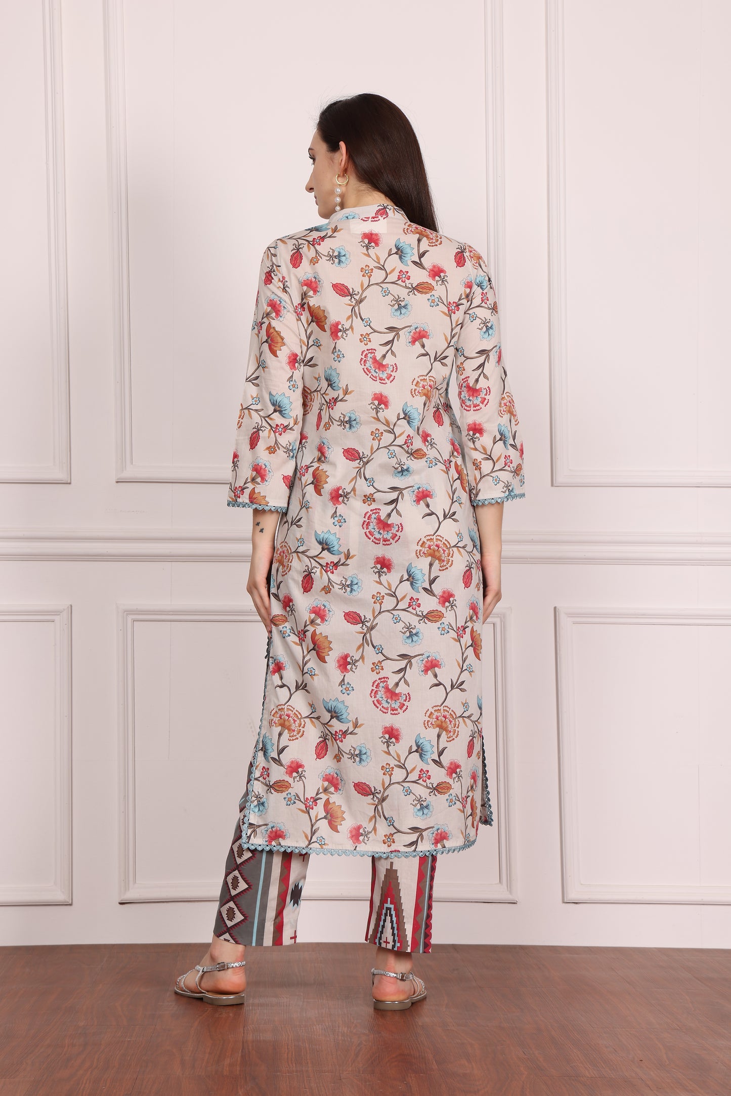 2 PCS CO-ORD SETS PRINTED UNSTICHED SUIT