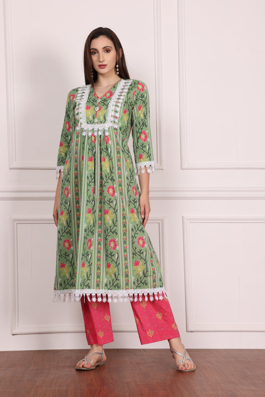 2 PCS CO-ORD SETS PRINTED UNSTICHED SUIT