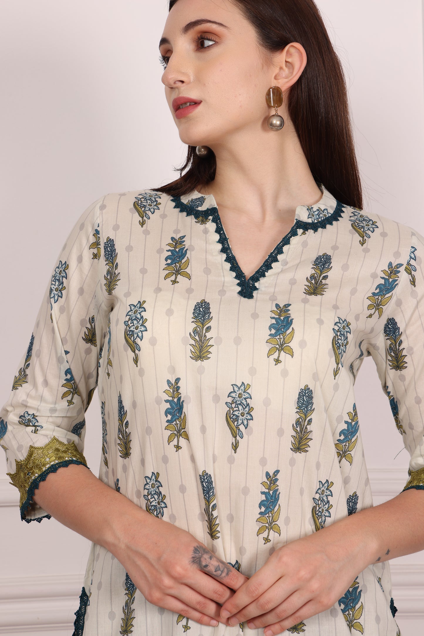 2 PCS CO-ORD SETS PRINTED UNSTICHED SUIT