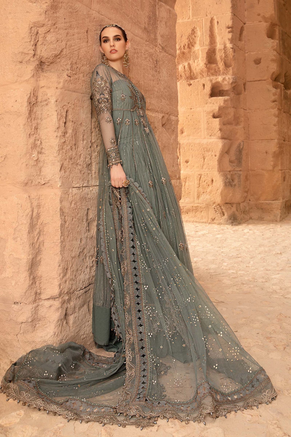 MARIA B LUXURY UN-STITCHED SUIT| D-2403-A