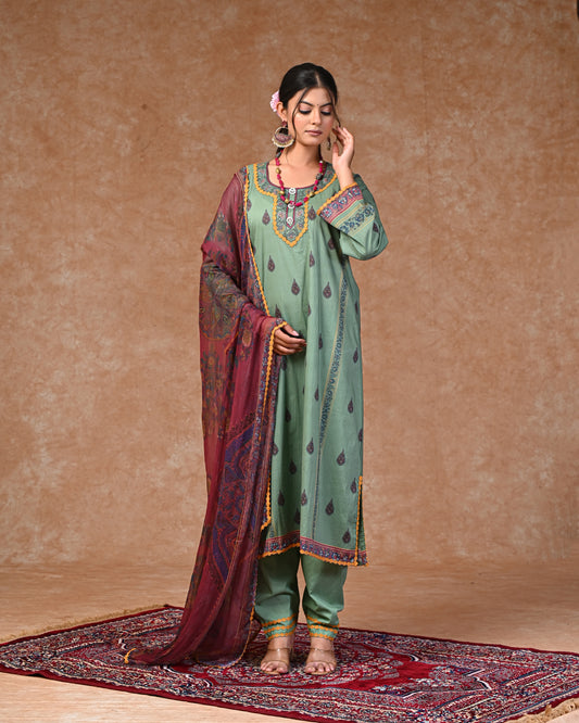 3 PC UNSTITCHED SUIT RS # 03C