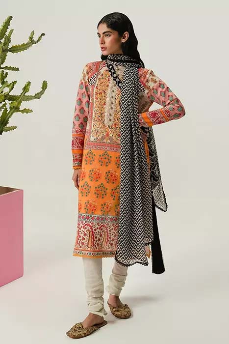 Sana Safinaz Mahay Summer Vol 2 Unstitched Suits | 013B-2PC-SHIRT & DUPATTA