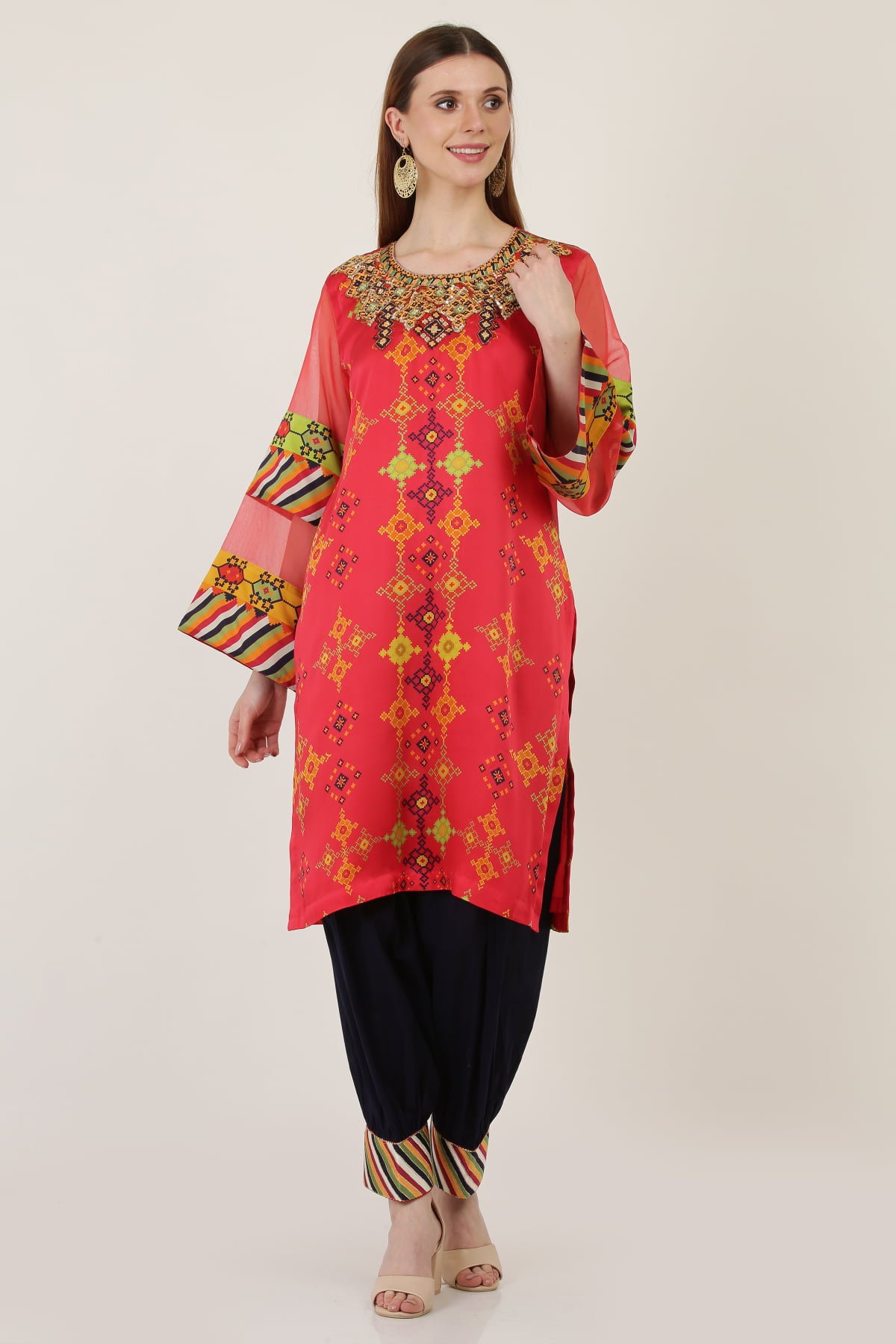 3PC UN-STITCHED SUITS-NRV-02A