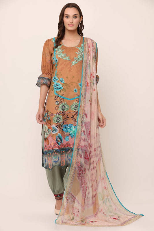 3PC UN-STITCHED SUITS-ATS-01B