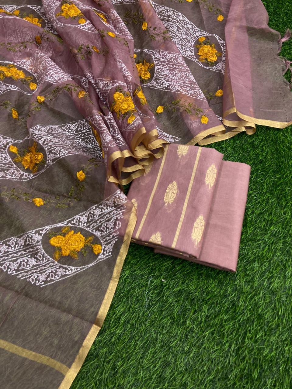 3PC UN-STITCHED SUITS-BNRS22-09