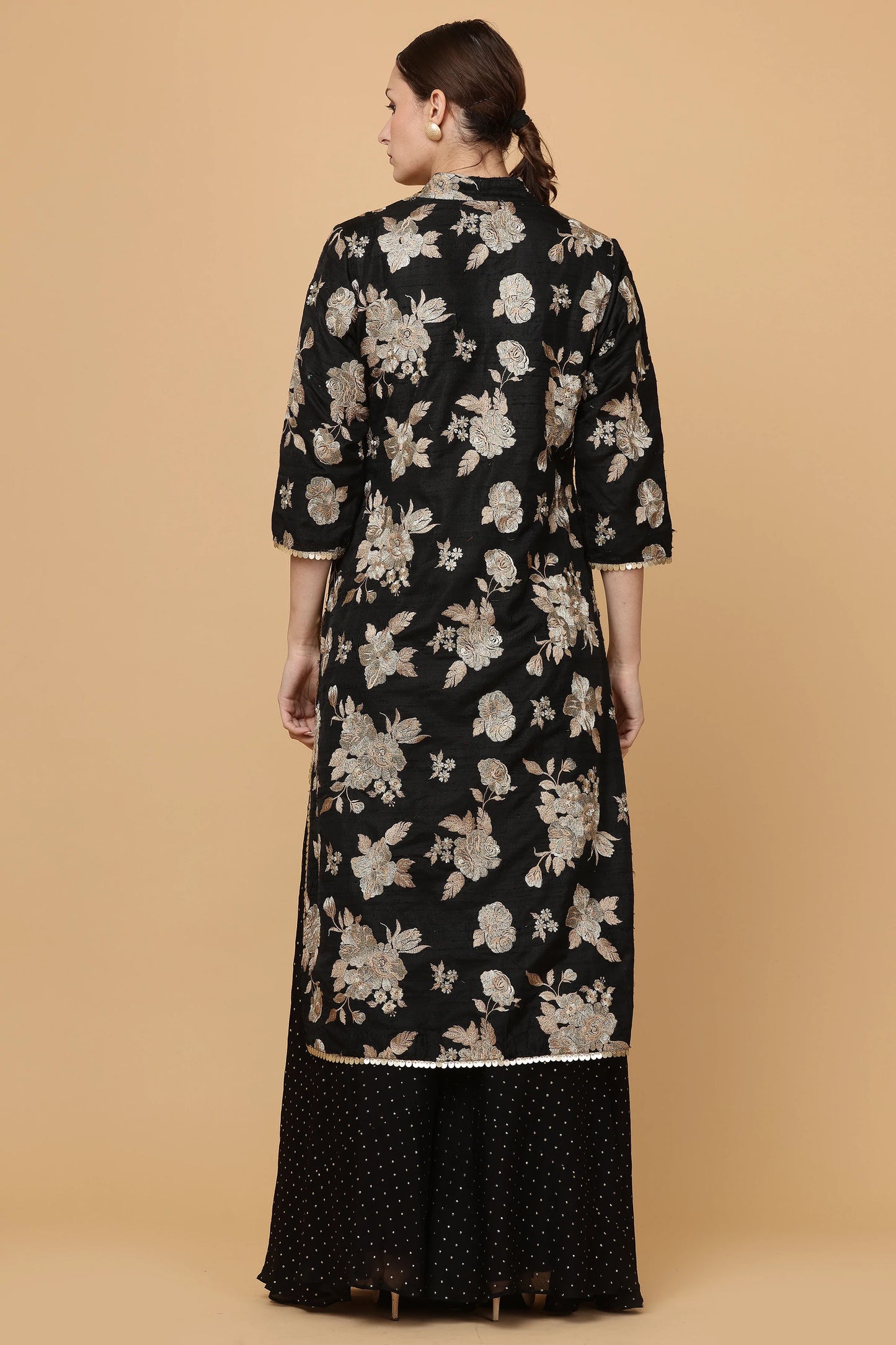 3pc-stitched-suits-Black Sharara