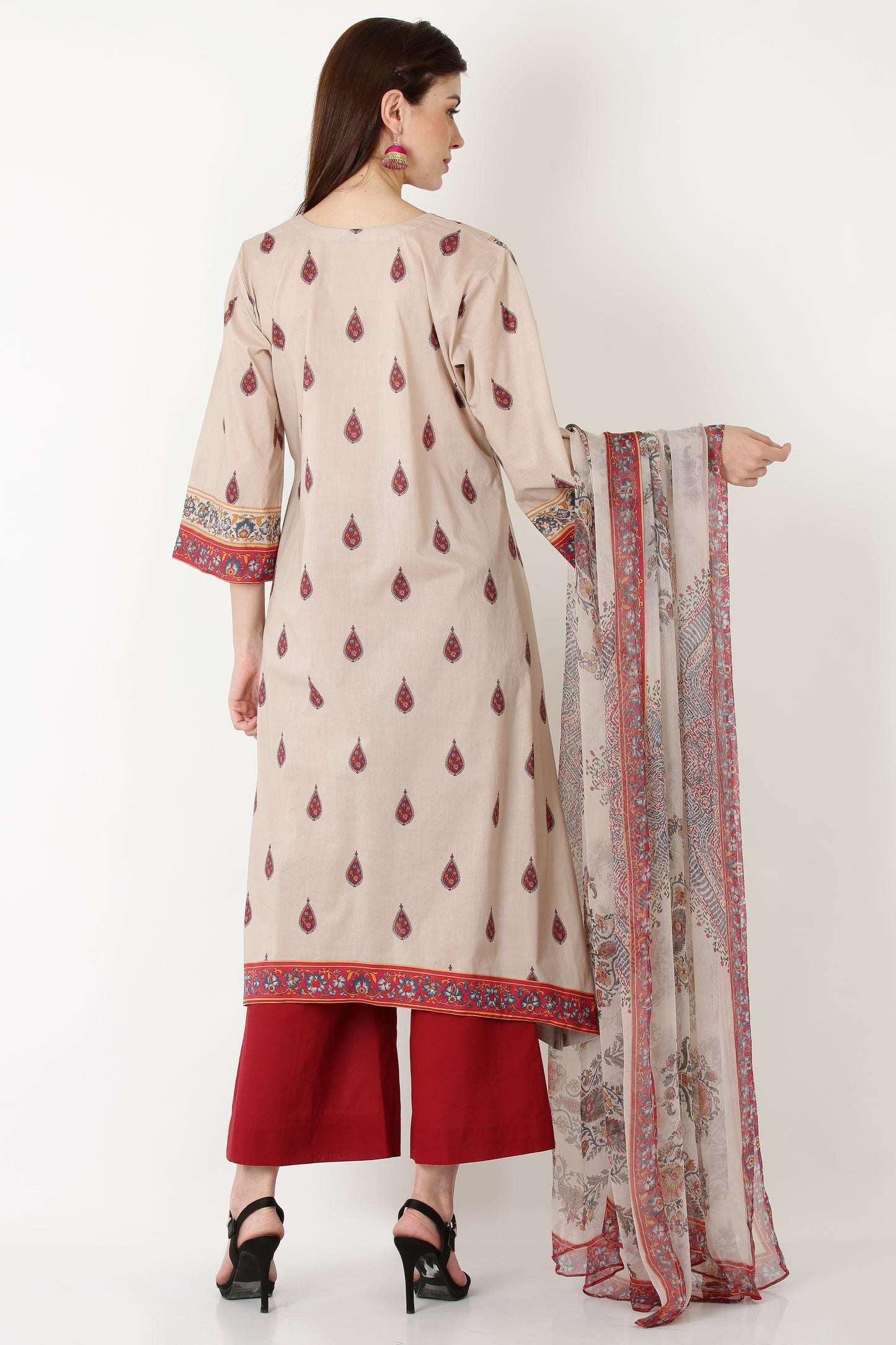 3PC UN-STITCHED SUITS-RS-03A