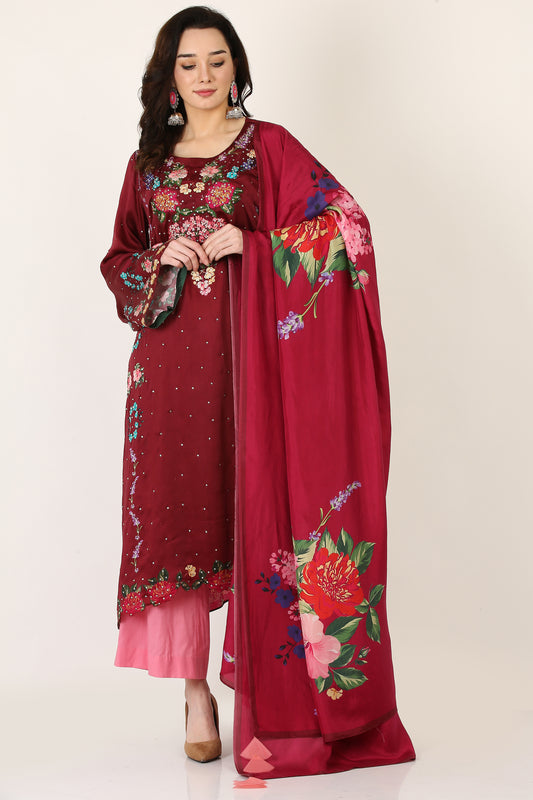 3PC UN-STITCHED SUITS-SR-05B
