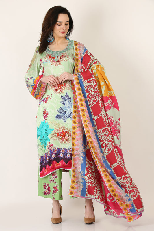 3PC UN-STITCHED SUITS-NRV-01A