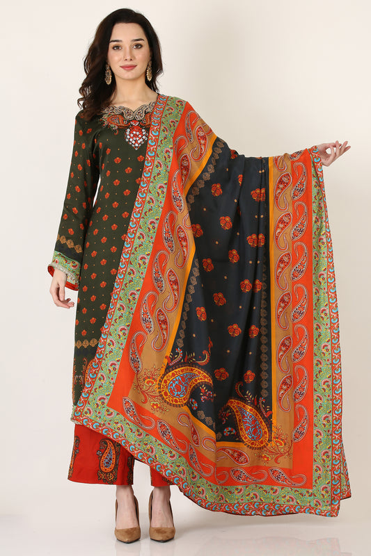3PC UN-STITCHED SUITS-SR-06B