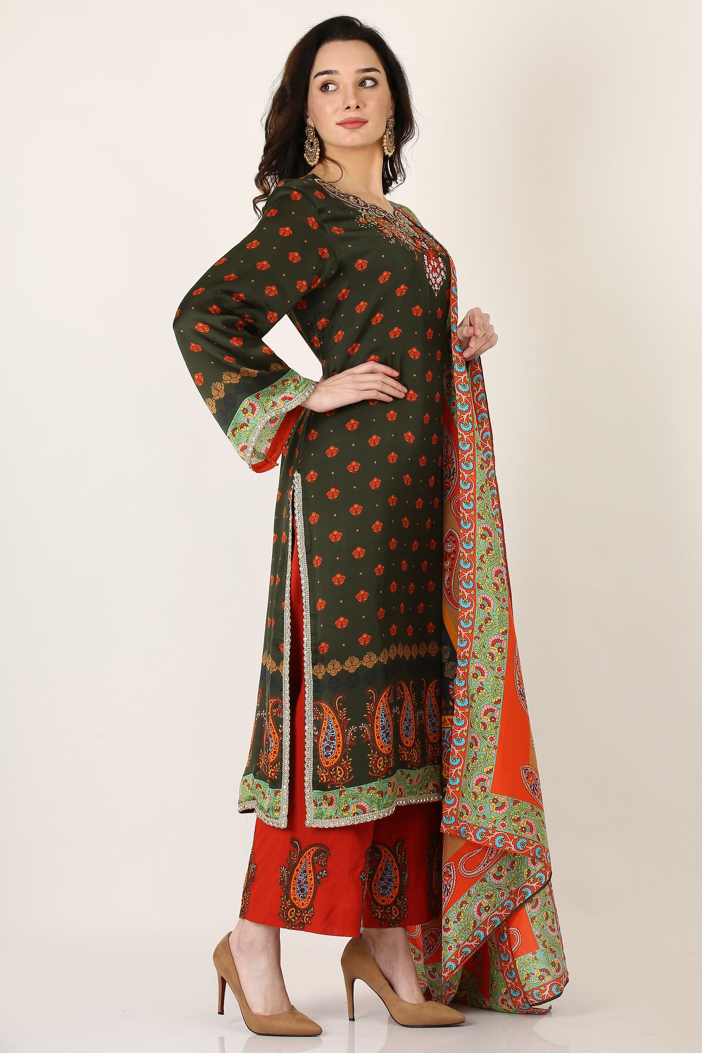 3PC UN-STITCHED SUITS-SR-06B