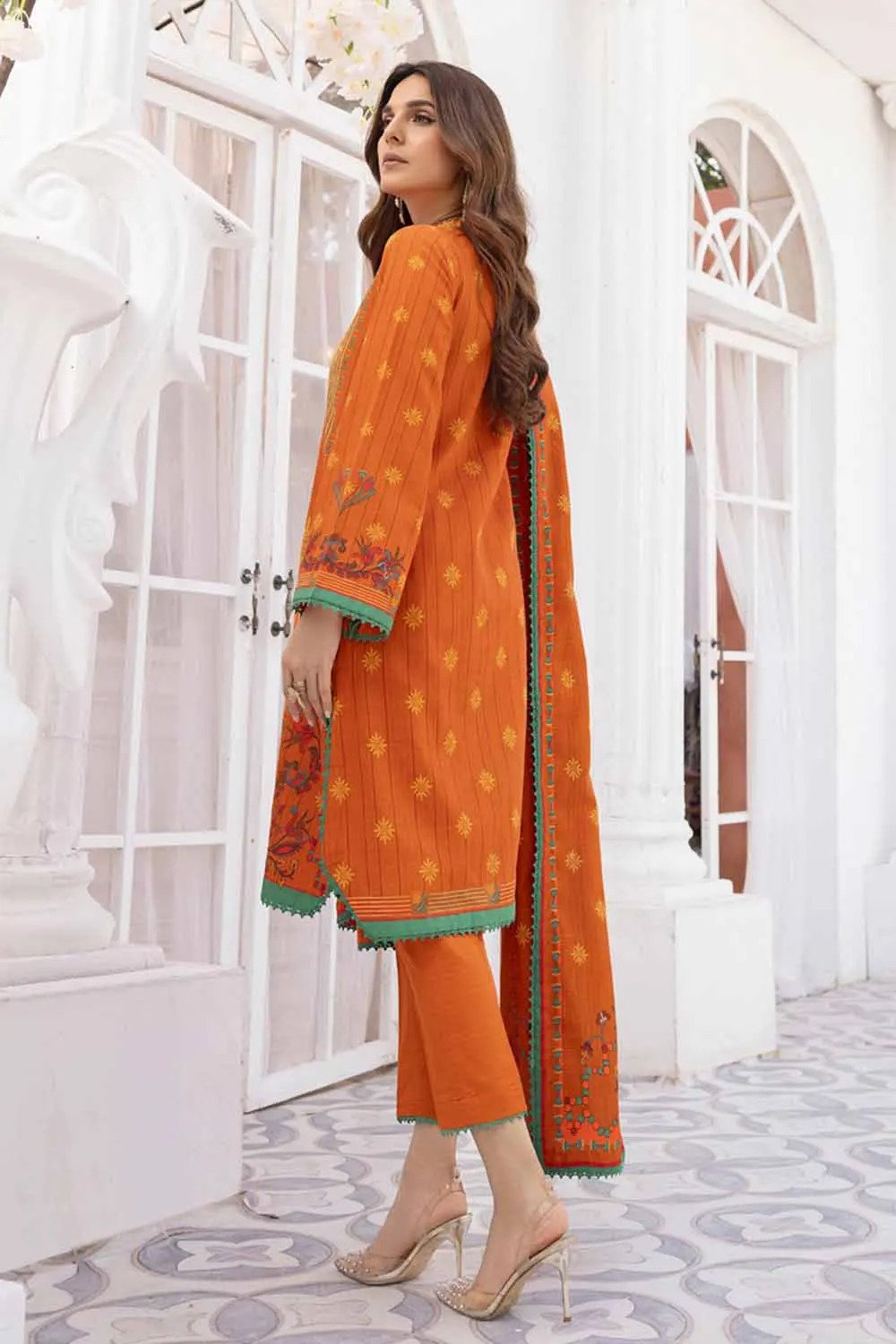 3PC Khaddar Digital Printed Unstitched Suit K-32020