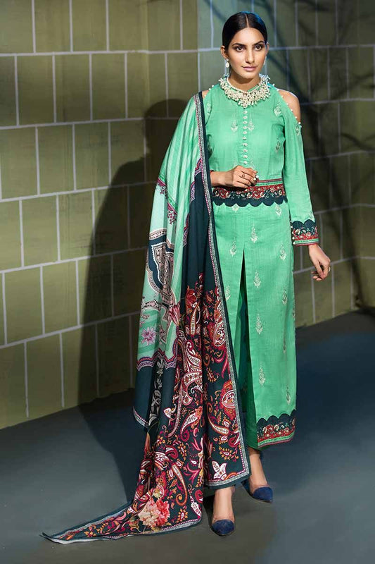 3PC Embroidered Khaddar UN-STITCHED SUITS-K-56