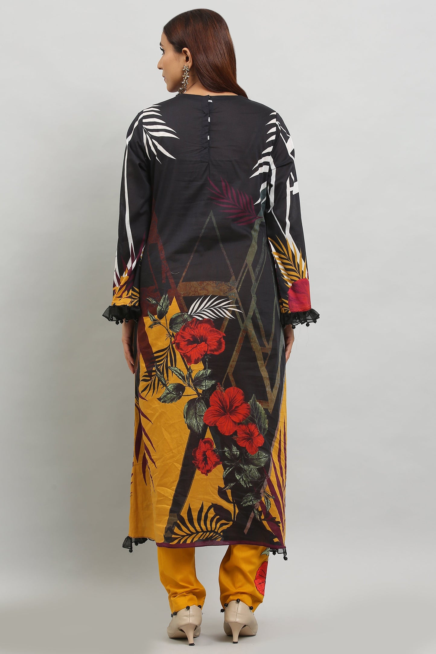 3PC UN-STITCHED SUITS-MA-17-A