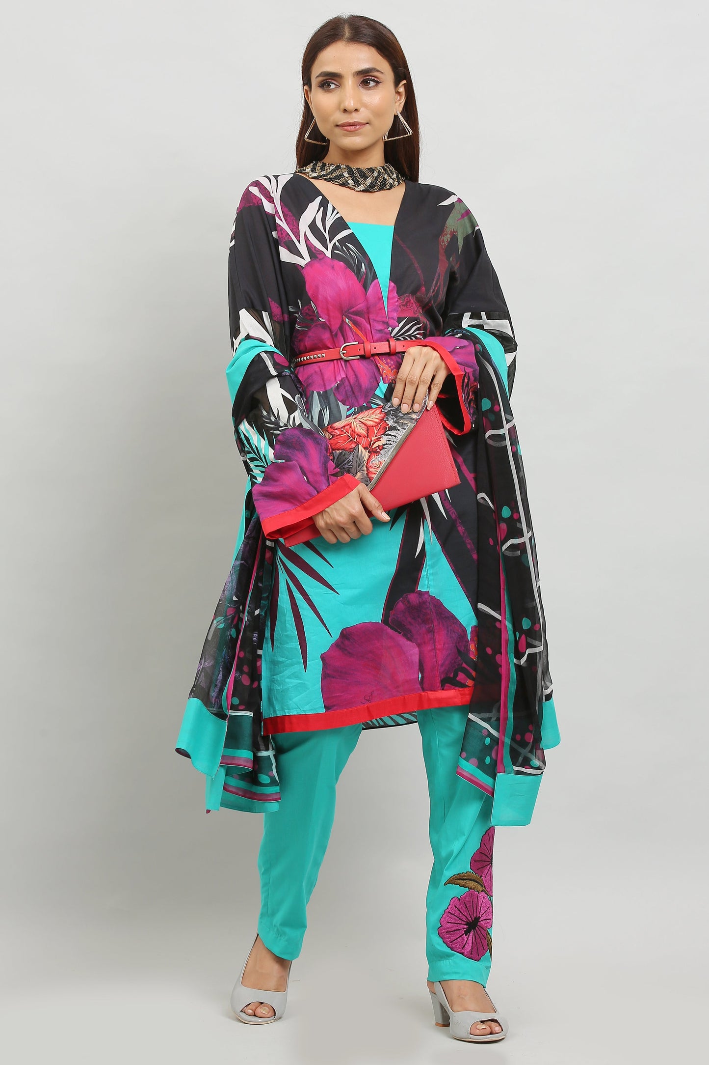 3PC UN-STITCHED SUITS-MA-17-B