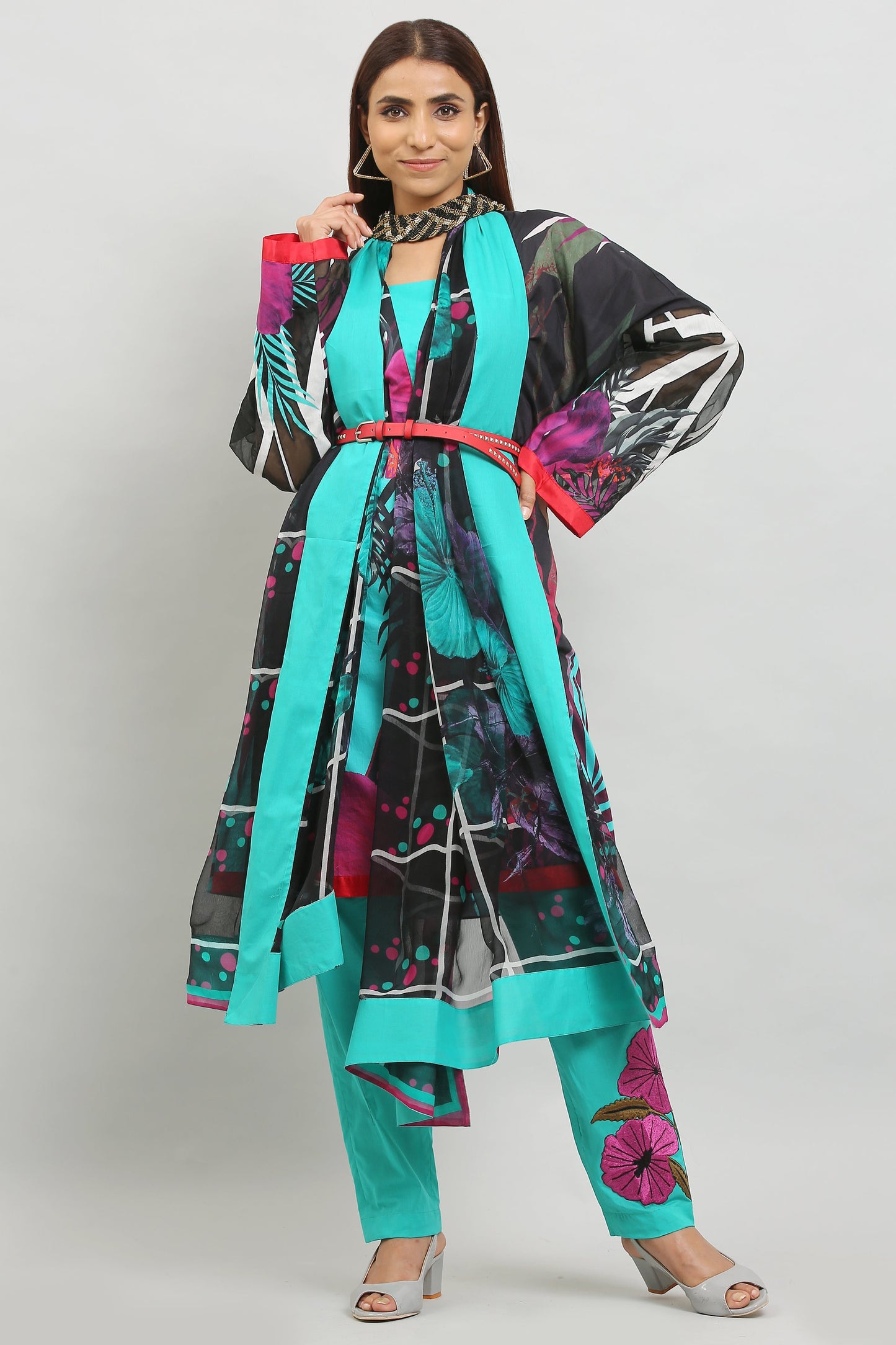 3PC UN-STITCHED SUITS-MA-17-B