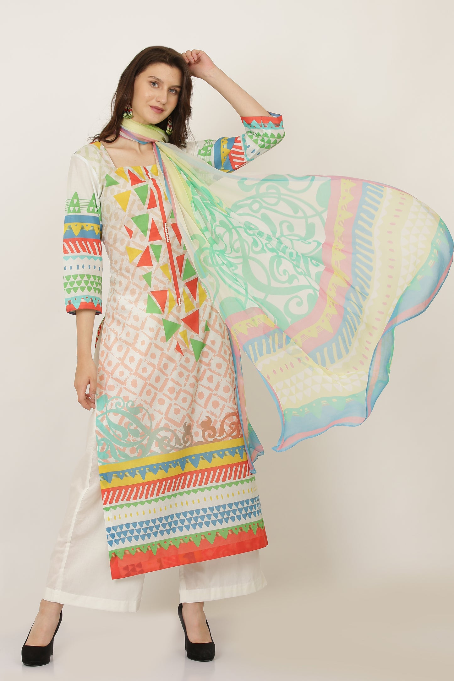 3PC UN-STITCHED SUITS-MA-20-A