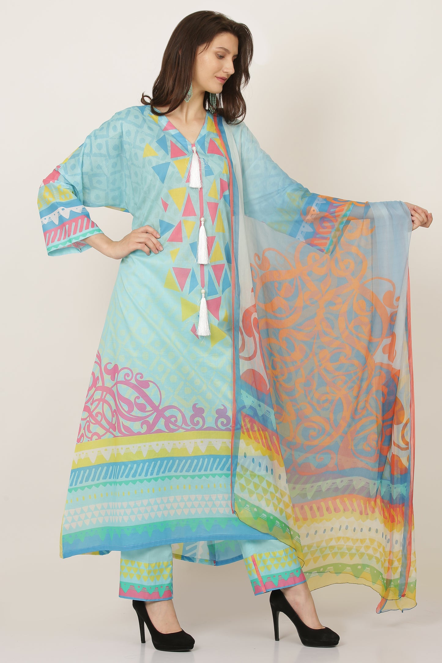 3PC UN-STITCHED SUITS-MA-20-B