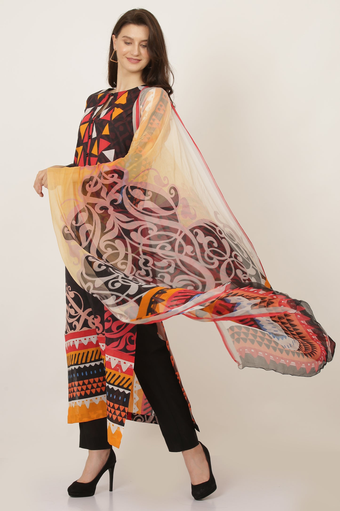 3PC UN-STITCHED SUITS-MA-20-C