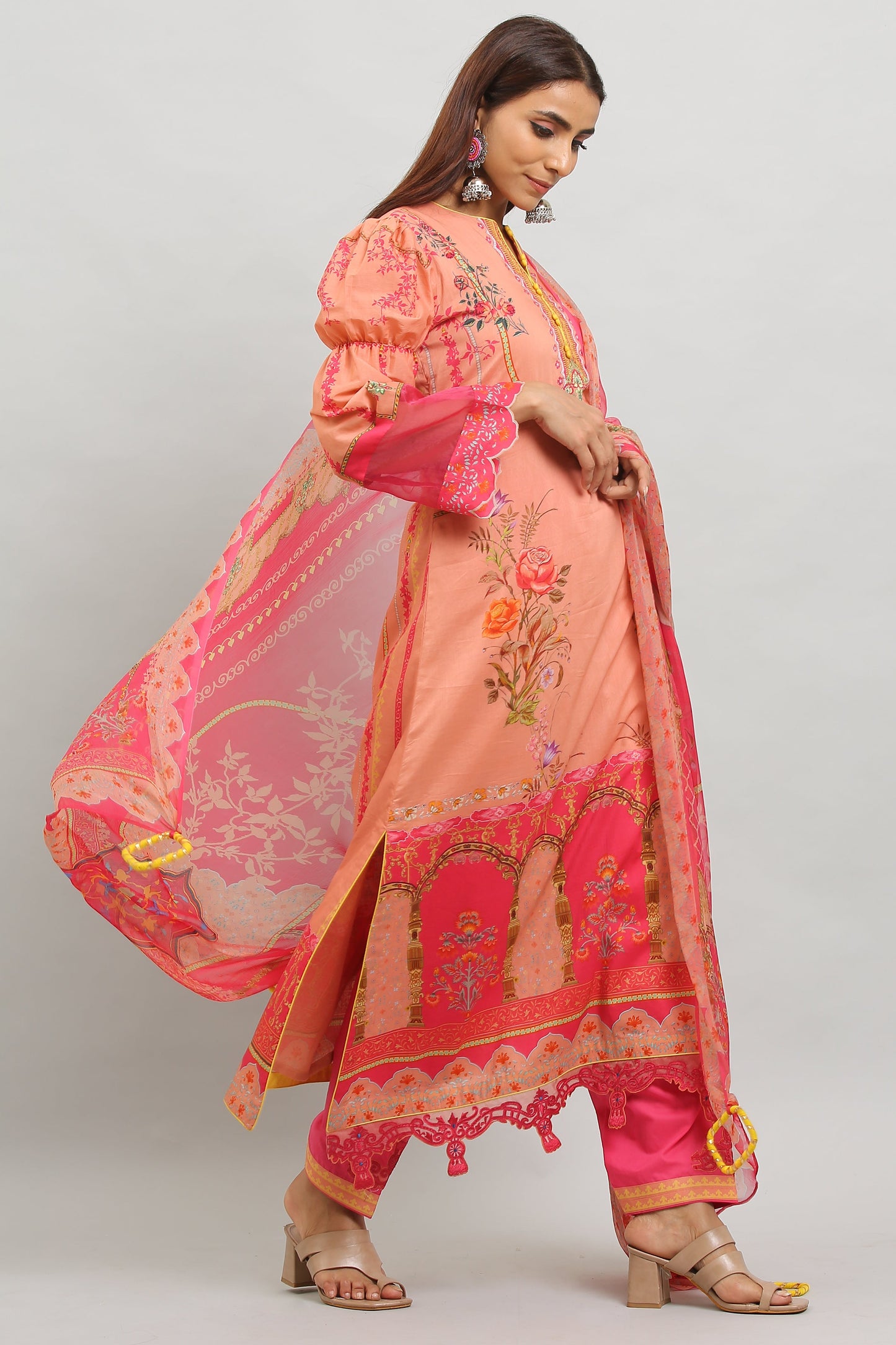 3PC UN-STITCHED SUITS-MI-01-B