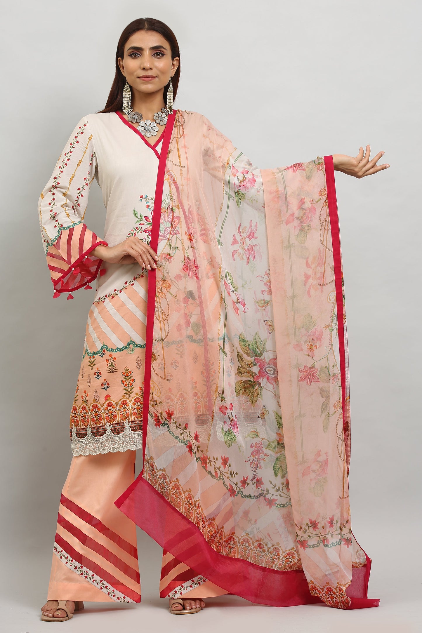 3PC UN-STITCHED SUITS-MI-02-A