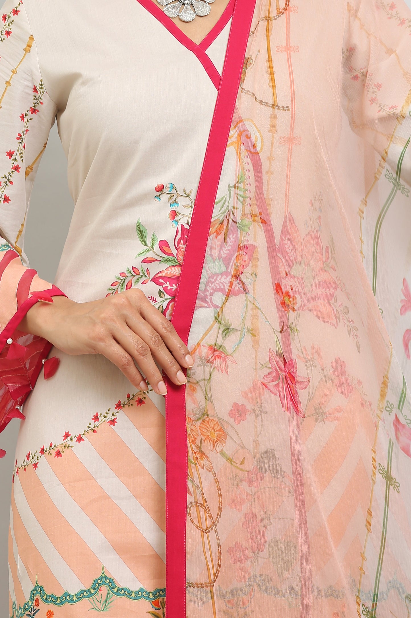 3PC UN-STITCHED SUITS-MI-02-A