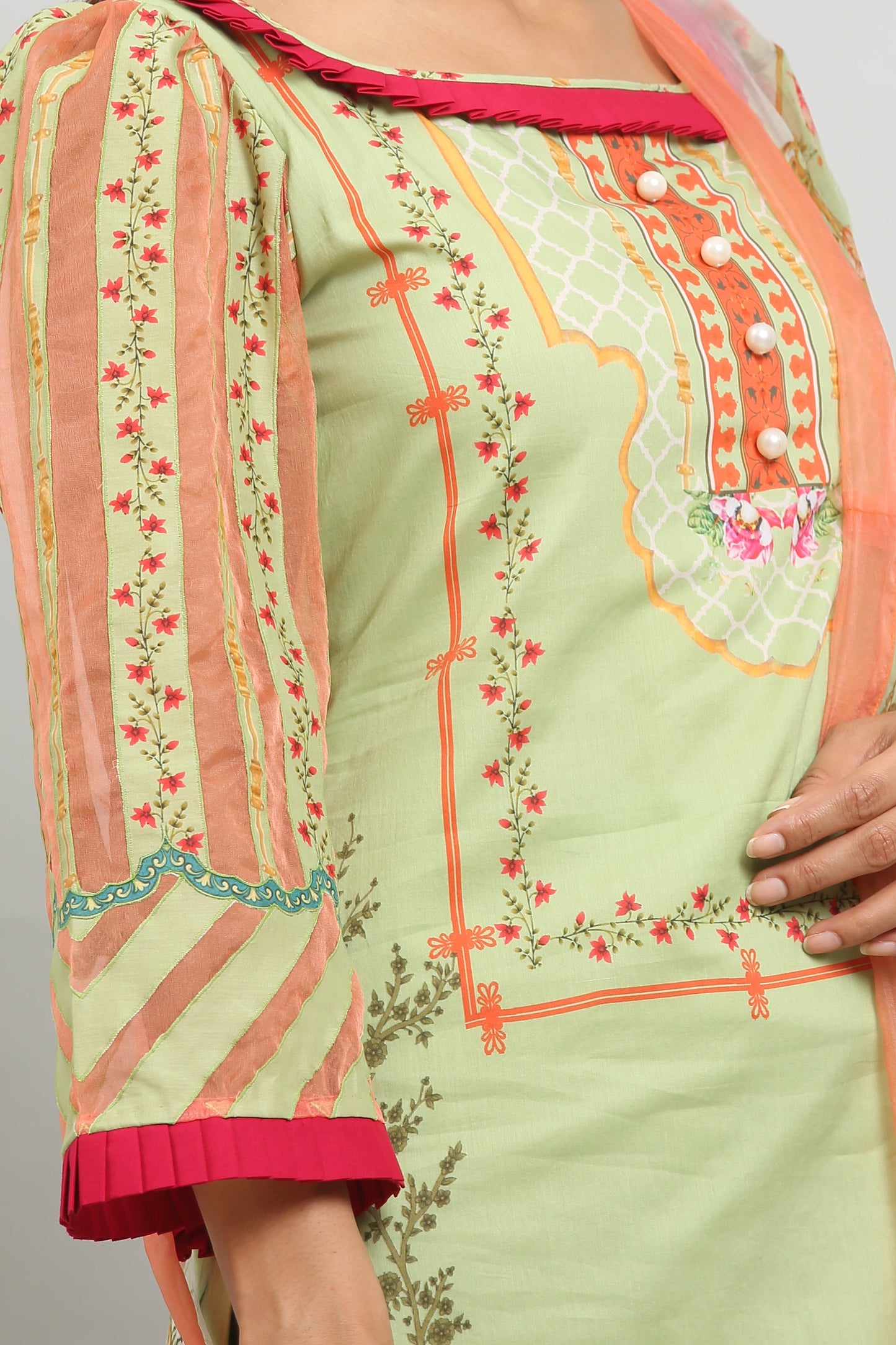 3PC UN-STITCHED SUITS-MI-02-B