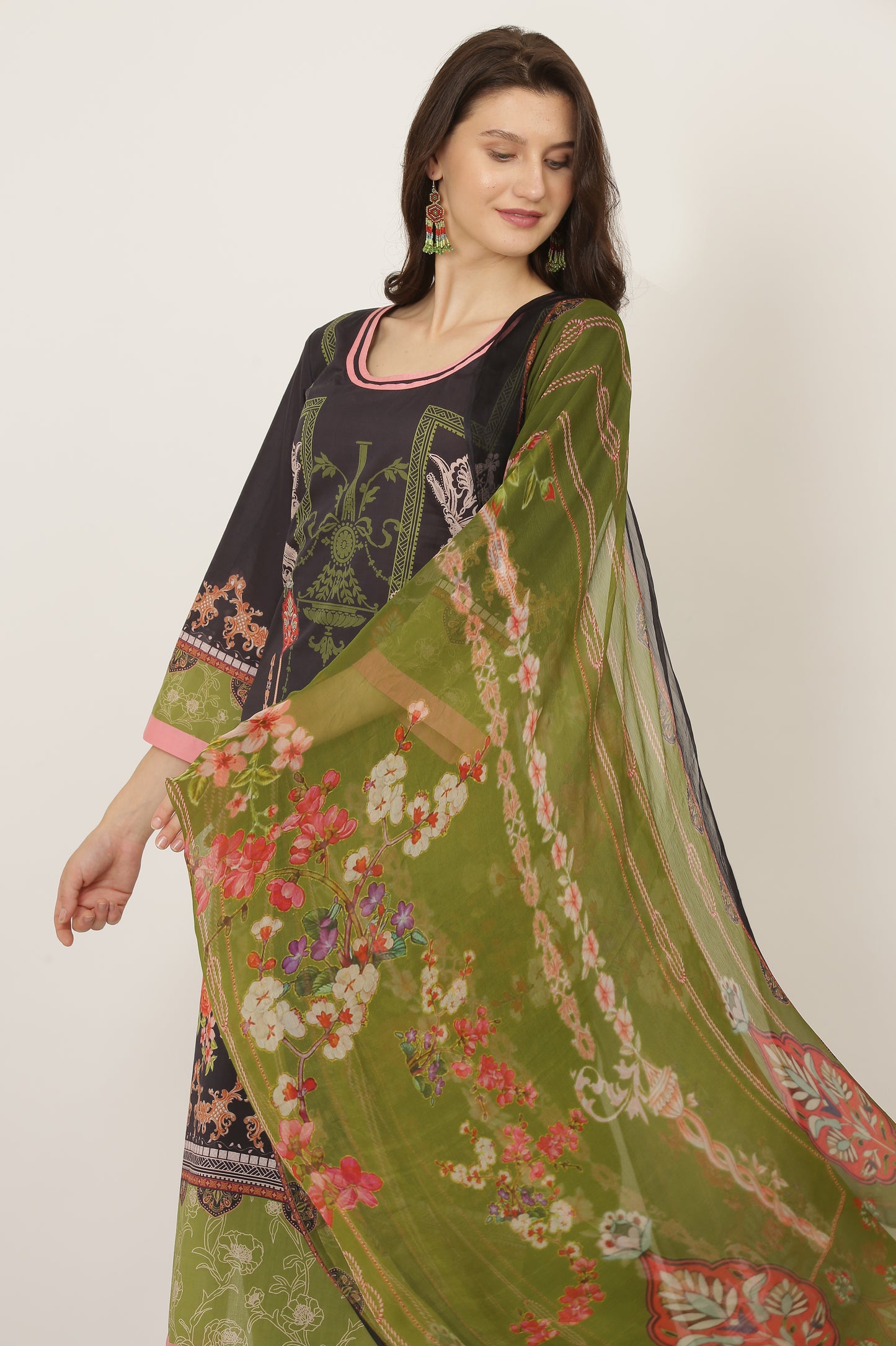 3PC UN-STITCHED SUITS-MI-03-A