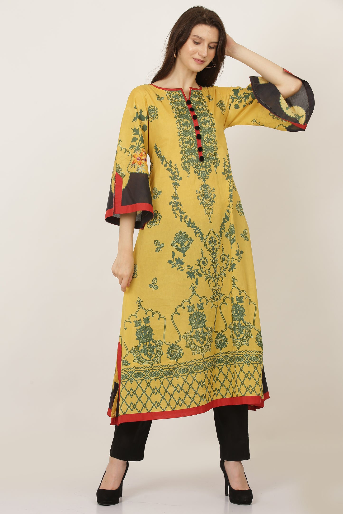 3PC UN-STITCHED SUITS-MI-04-A