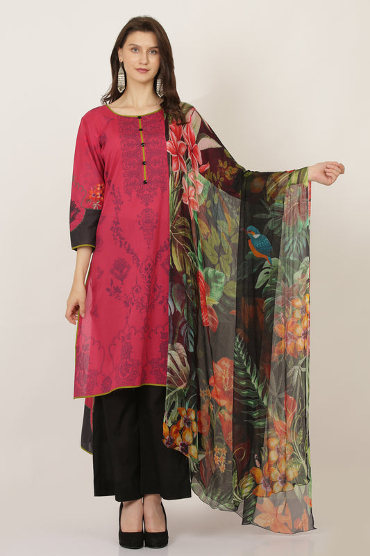 3PC UN-STITCHED SUITS-MI-04-B