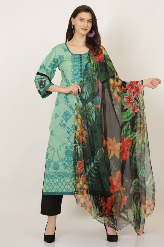 3PC UN-STITCHED SUITS-MI-04-C