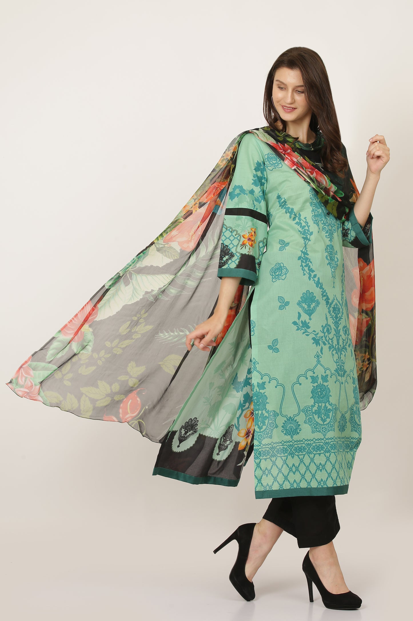 3PC UN-STITCHED SUITS-MI-04-C