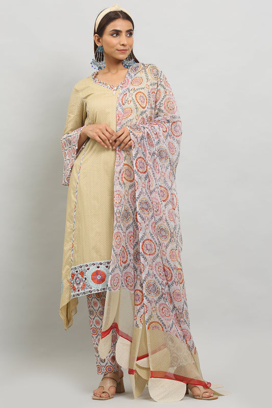 3PC UN-STITCHED SUITS-PB-01-A