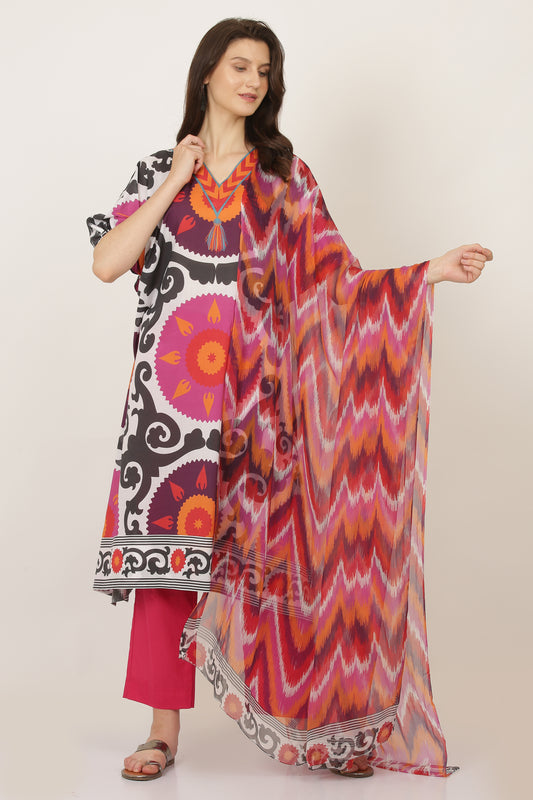 3PC UN-STITCHED SUITS-PB-05-B