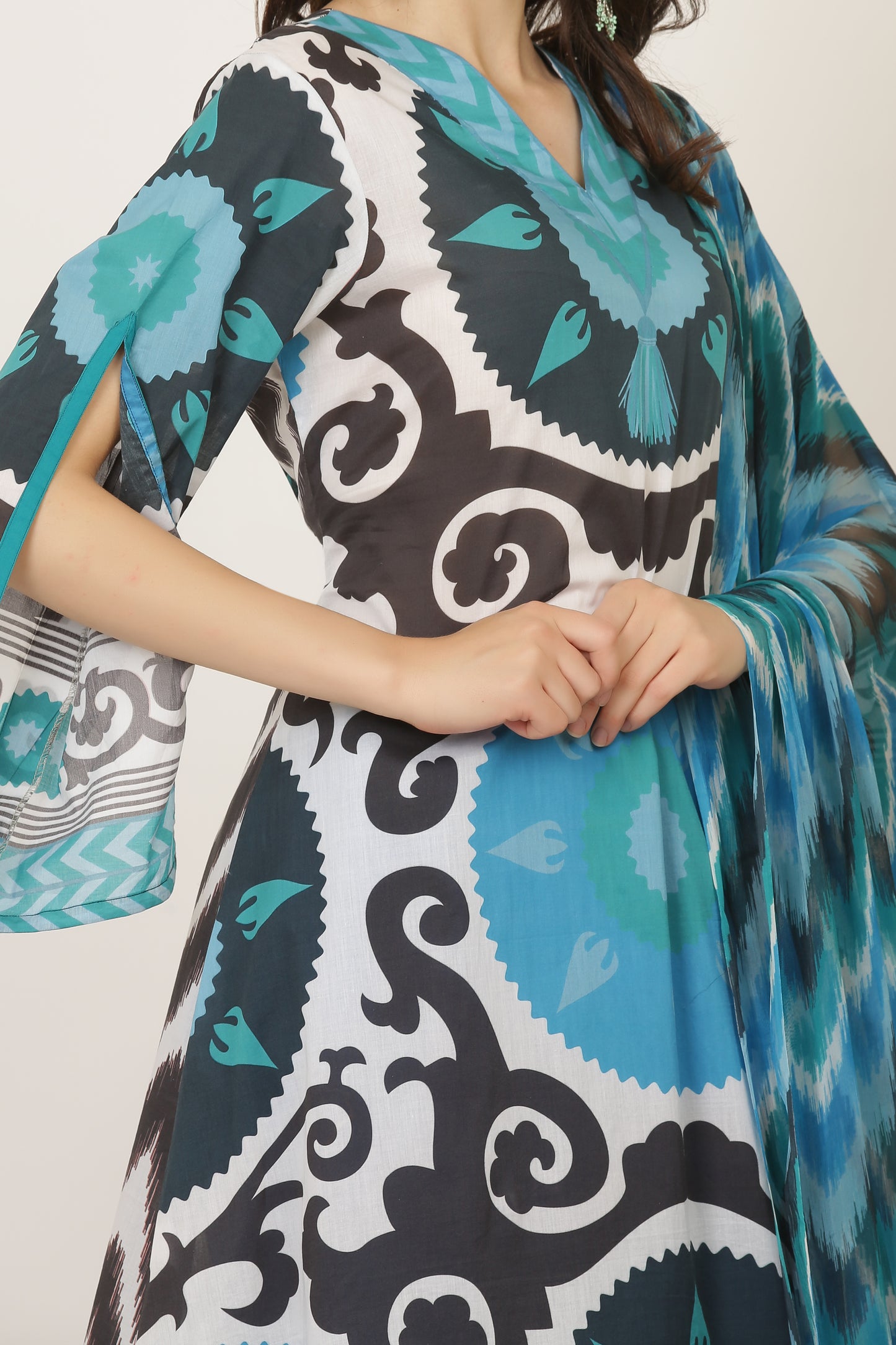 3PC UN-STITCHED SUITS-PB-05-C