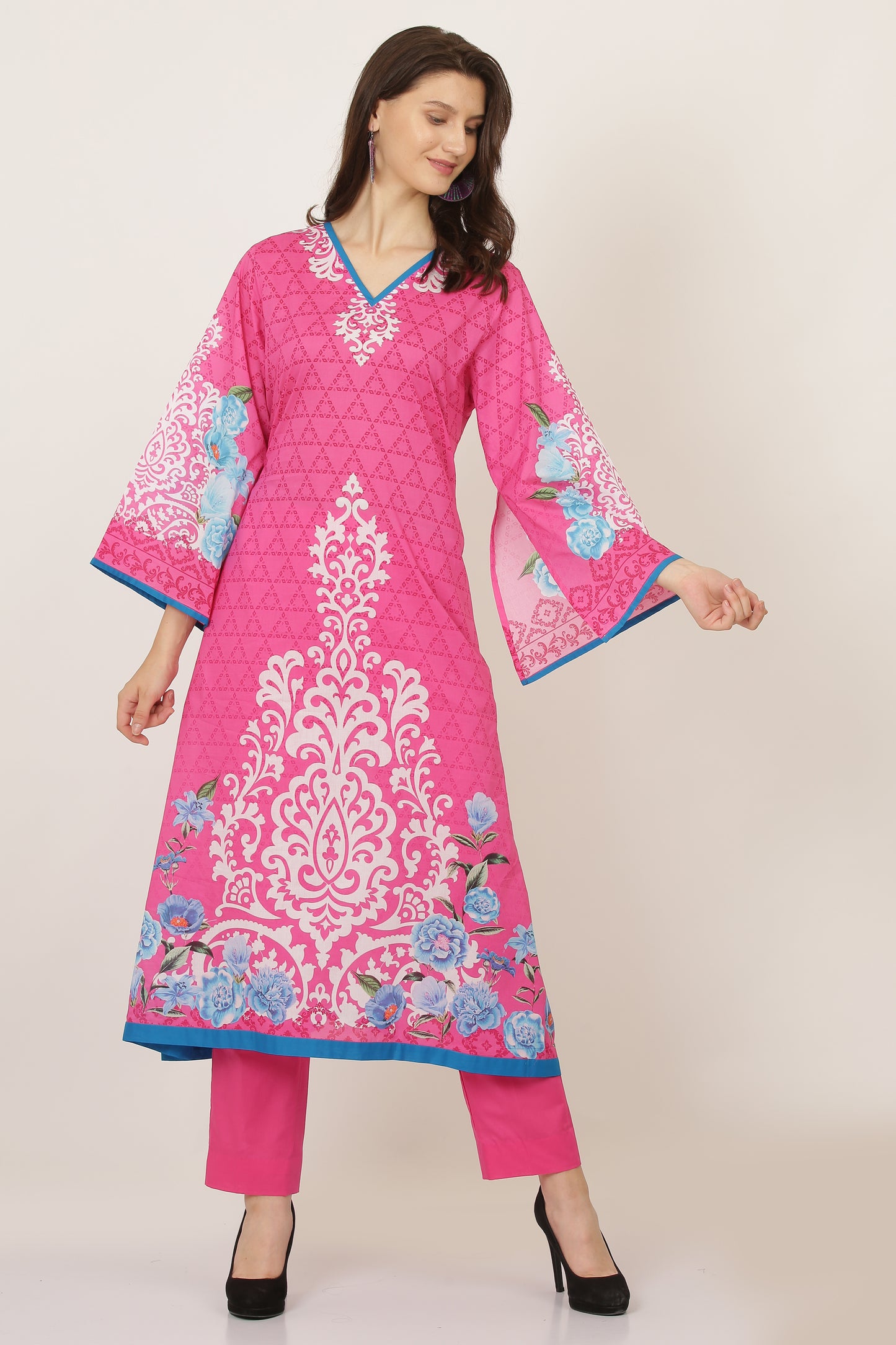 3PC UN-STITCHED SUITS-PB-06-B