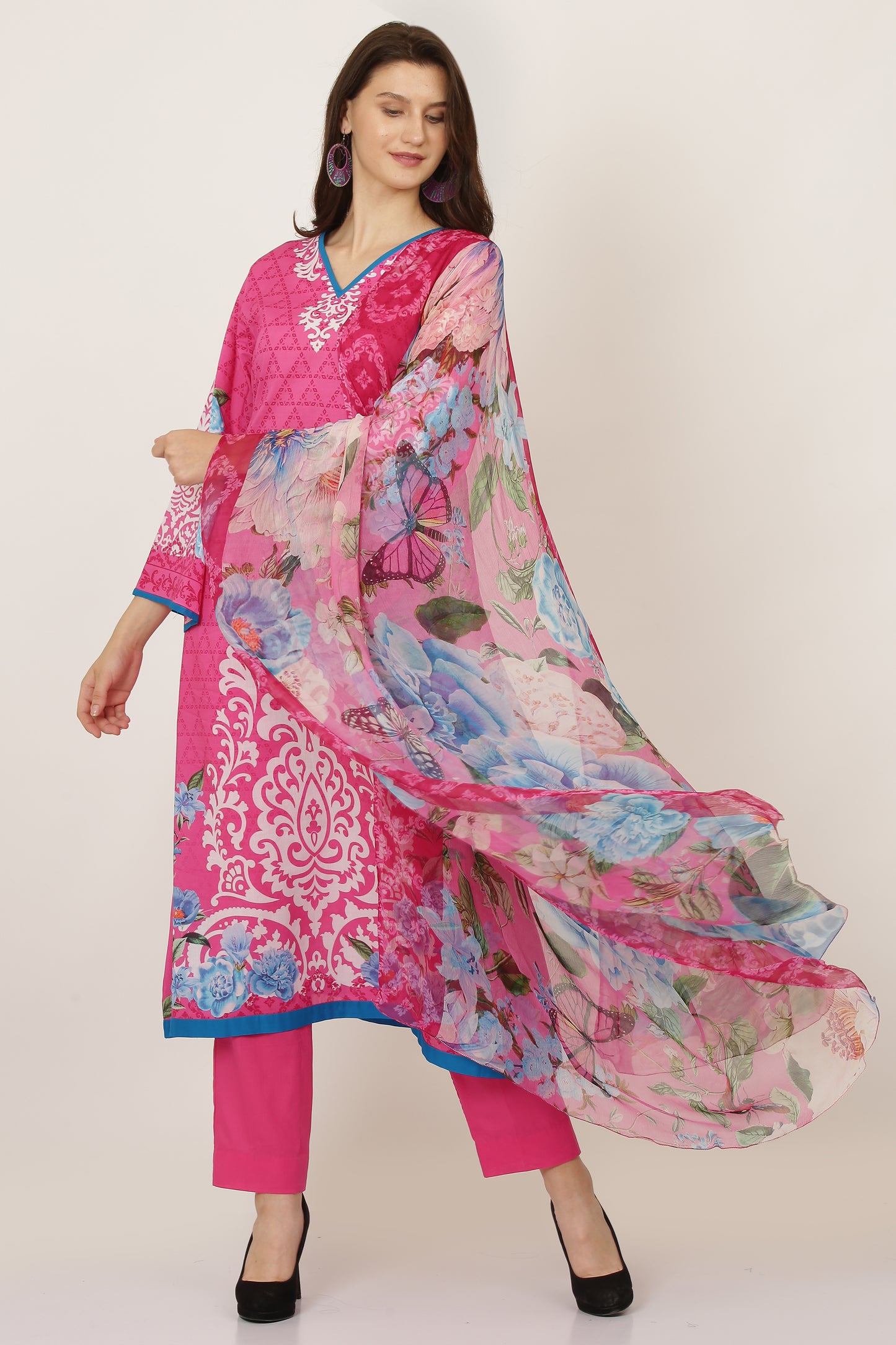 3PC UN-STITCHED SUITS-PB-06-B