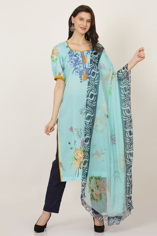 3PC UN-STITCHED SUITS-SR-04-B