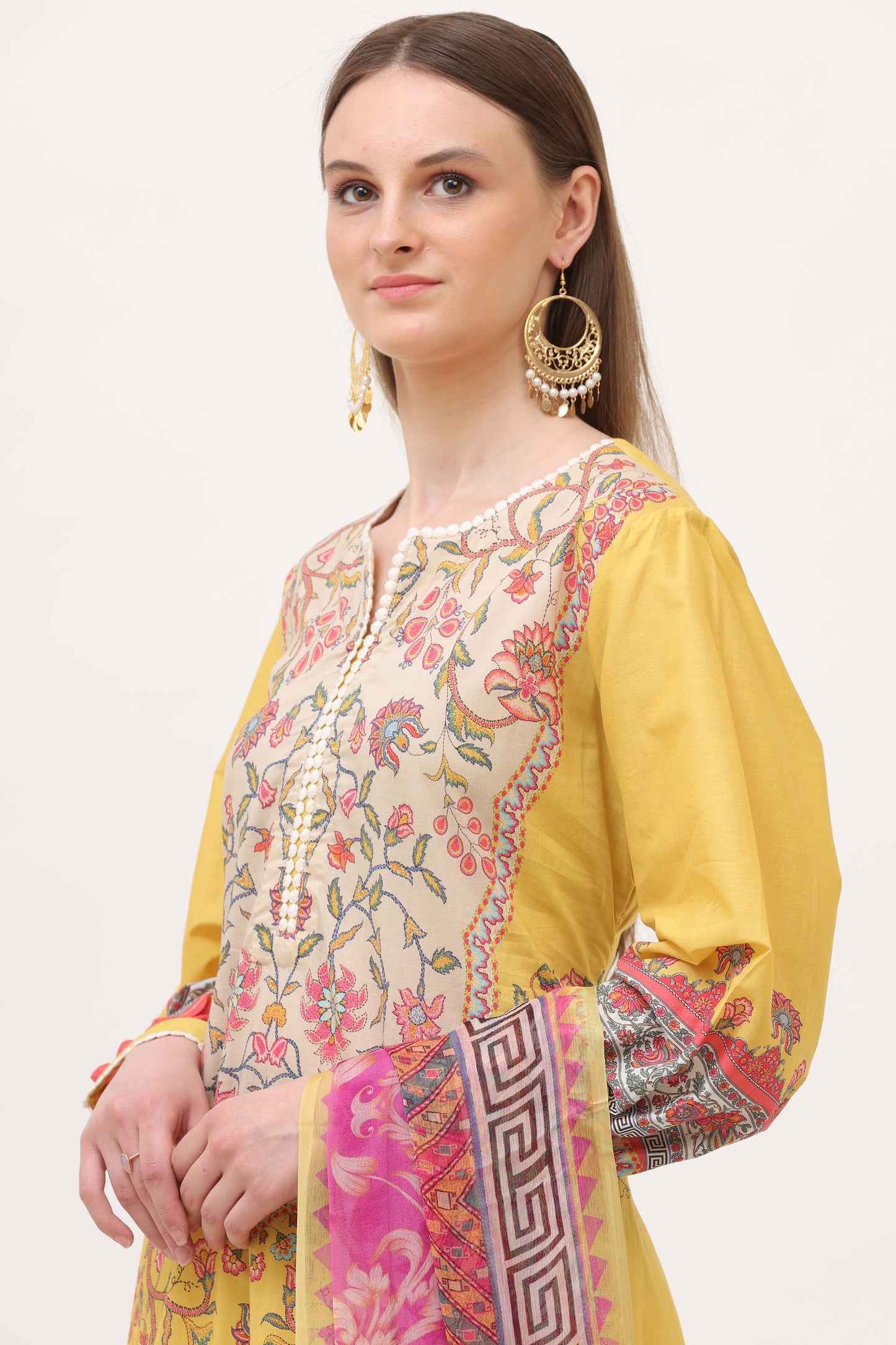 3PC UN-STITCHED SUITS-MH-07A