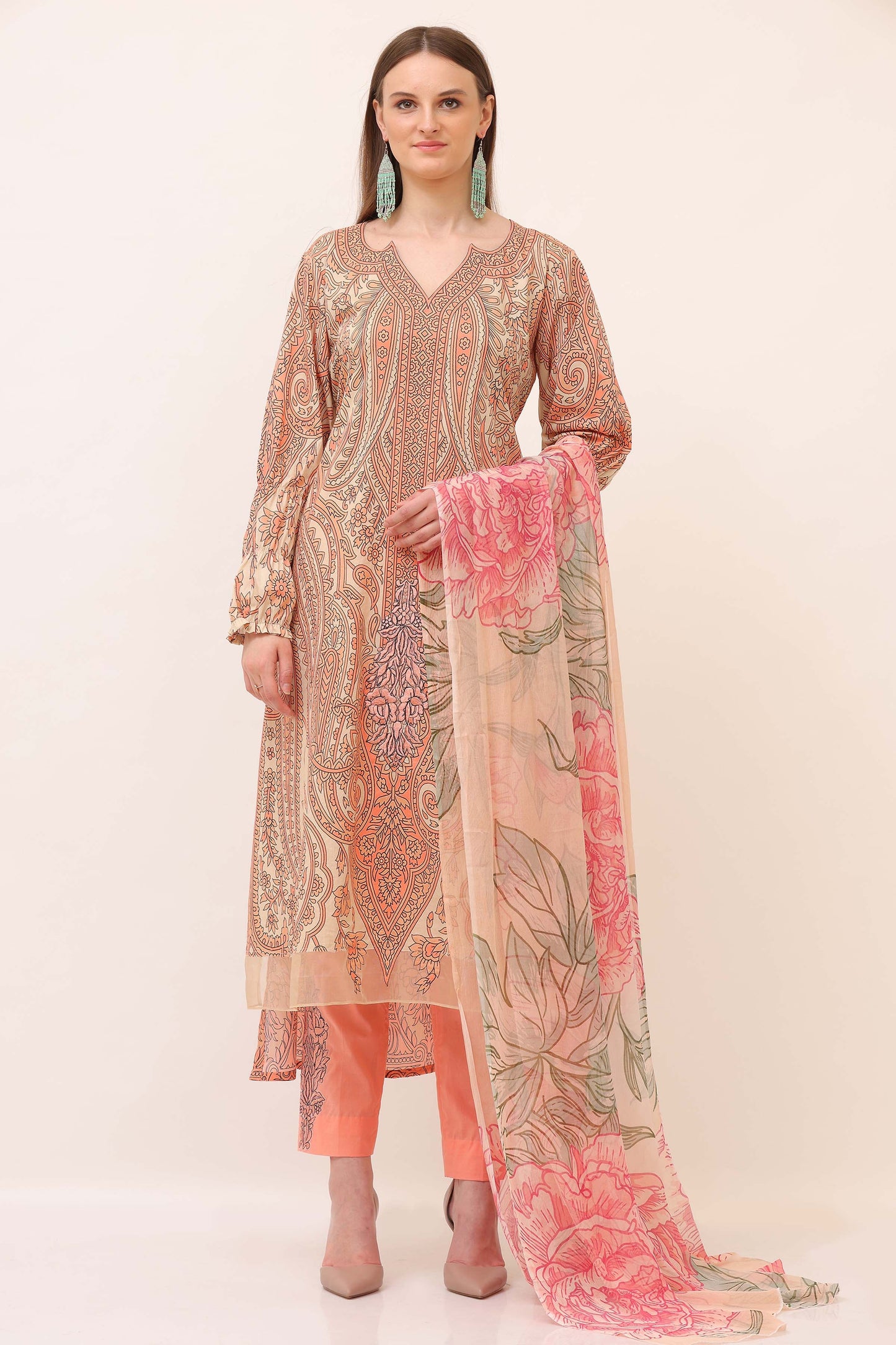 3PC UN-STITCHED SUITS-MH-14A