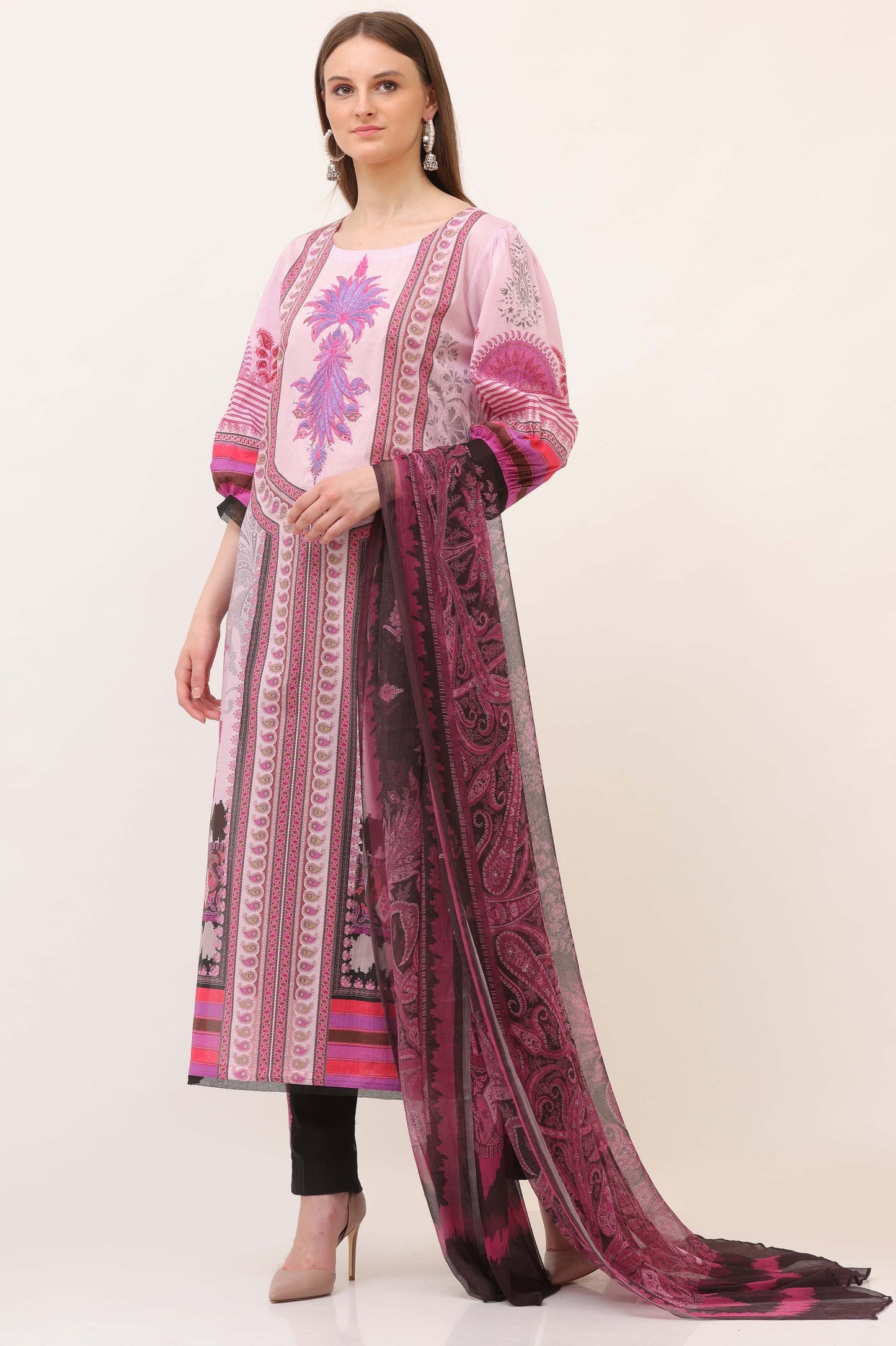 3PC UN-STITCHED SUITS-MH-15C