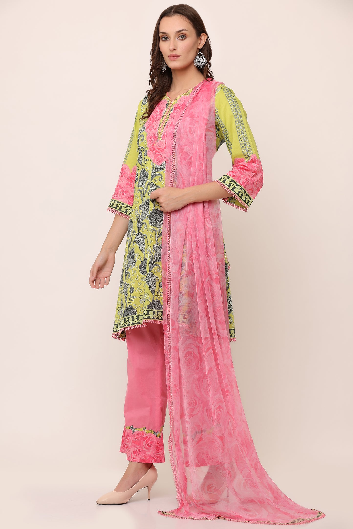 3PC UN-STITCHED SUITS-PB-19B