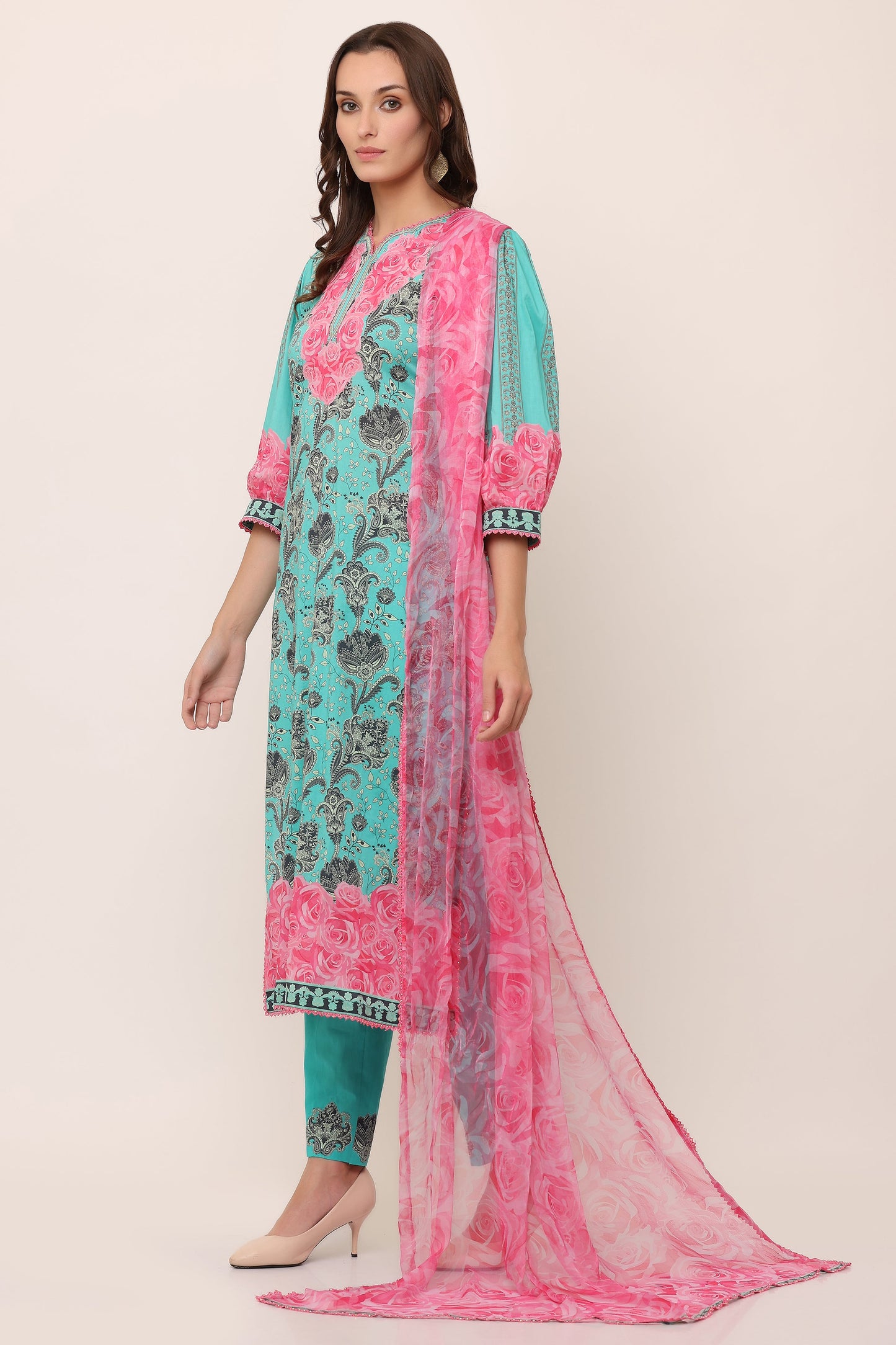 3PC UN-STITCHED SUITS-PB-19C