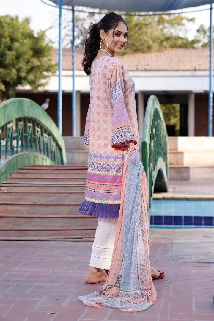 2PC PRINTED UN-STITCHED SUITS-RZC-1101