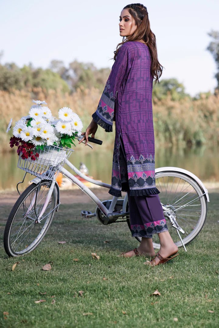 2PC PRINTED UN-STITCHED SUITS-RZL-1095