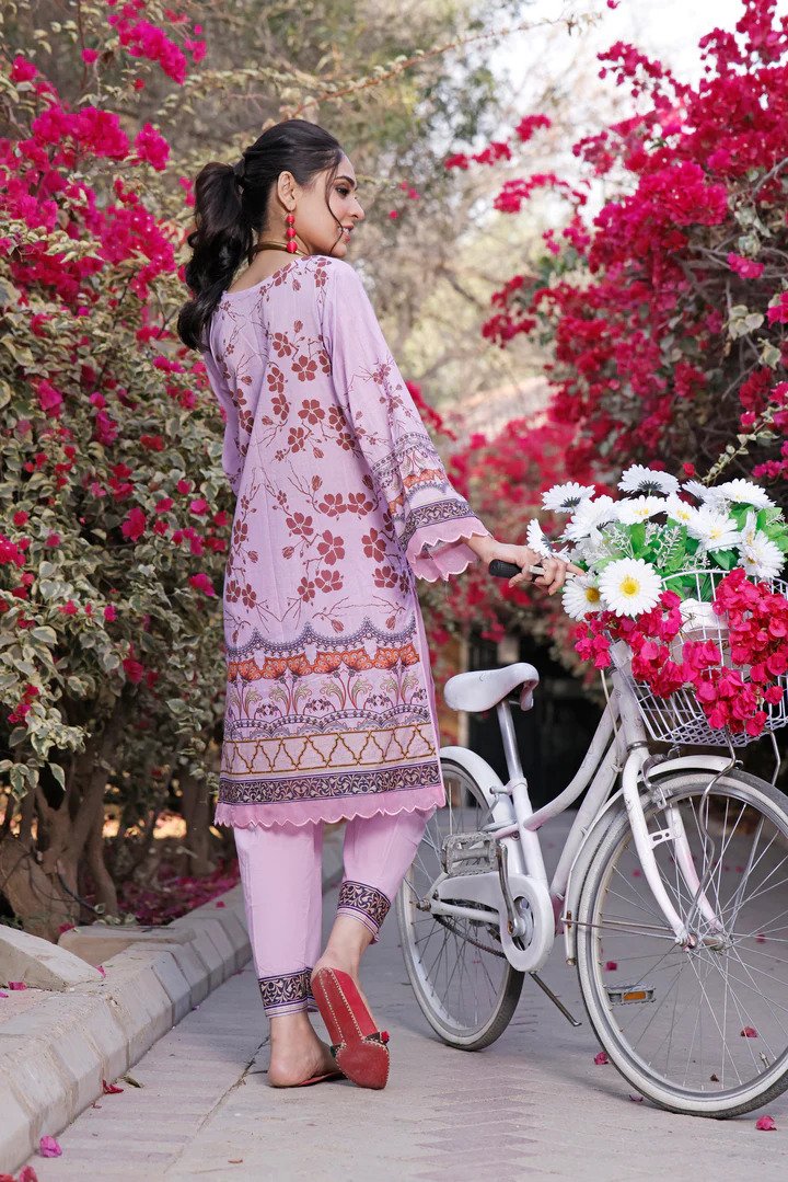 2PC PRINTED UN-STITCHED SUITS-RZL-1099