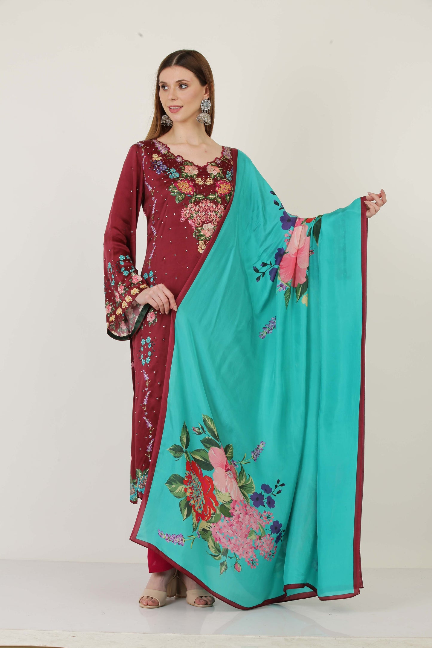 3PC UN-STITCHED SUITS-SR-05A